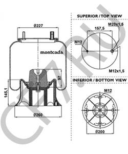 209942 AEC Кожух пневматической рессоры в городе Королёв