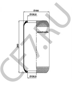 252933 MENARINI Кожух пневматической рессоры в городе Королёв