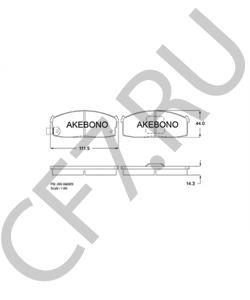 41060N9685 YUE LOONG Комплект тормозных колодок, дисковый тормоз в городе Королёв