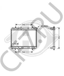 133000000000 MORGAN Радиатор, охлаждение двигателя в городе Королёв