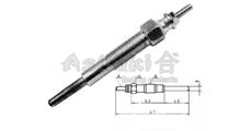 Yamasida Свеча накала PZ-39 WL03-18-601 MAZDA WL Y