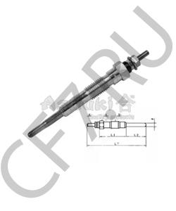 PT-107 VSP свеча накаливания!\ Toyota Carina2 1.8 2C/Corolla 1.8 1C/Camry 2.0 <92 в городе Королёв