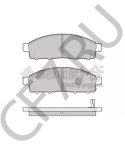 6000609714 Chrysler/Dodge/Jeep КОЛОДКИ ТОРМОЗНЫЕ ДИСКОВЫЕ 4 ШТ в городе Королёв