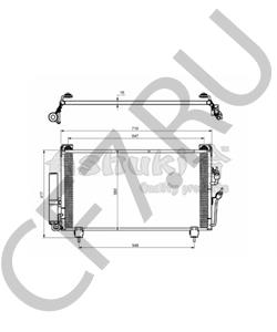 8FC 351 301-581 HELLA Конденсер MITSUBISHI OUTLANDER 2.0/2.4 03-06 в городе Королёв