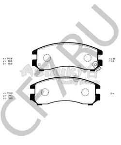 8DB355005681 Behr Колодки тормозные дисковые в городе Королёв
