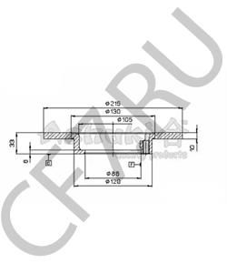14.0525 ALCATEL Тормозной диск в городе Королёв