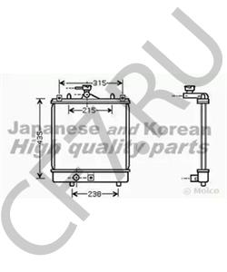 25043 OSSCA КРОНШТЕЙН РАСШИРИТЕЛЬНОГО БАЧКА BMW X3 (E83) 05-08 в городе Королёв