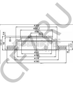 1.4719.6.4 ÖAF Тормозной диск в городе Королёв