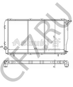 51002043 INTERNATIONAL HARV. Радиатор, охлаждение двигателя в городе Королёв