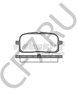 LP1550 HOBBYCAR Комплект тормозных колодок, дисковый тормоз в городе Королёв
