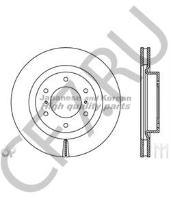 DF4943S Trw/Lucas Торм.диск пер.вент.[332x28] 6 отв. в городе Королёв