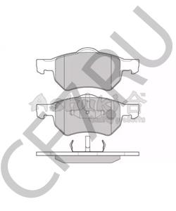 101520739 ERF Комплект тормозных колодок, дисковый тормоз в городе Королёв