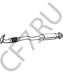 BM50011 BOLINDER MUNKTELL Средний глушитель выхлопных газов в городе Королёв