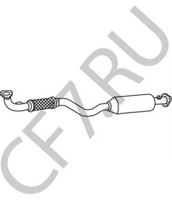 BM50236 BOLINDER MUNKTELL Предглушитель выхлопных газов в городе Королёв