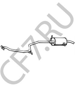 501841 PROTON Глушитель выхлопных газов конечный в городе Королёв