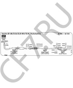 407393 OPEL Коллектор, система выпуска в городе Королёв