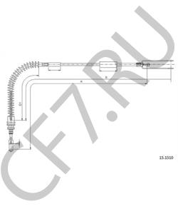 CDU4171EVA AUSTIN Трос, управление сцеплением в городе Королёв