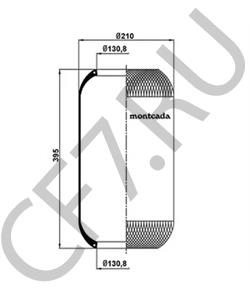96708659 DAEWOO Кожух пневматической рессоры в городе Королёв