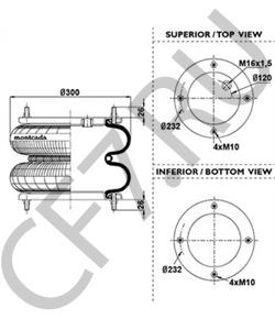 A06030616 KAISER Кожух пневматической рессоры в городе Королёв