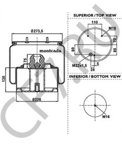 VRB220 FAW JIEFANG Кожух пневматической рессоры в городе Королёв