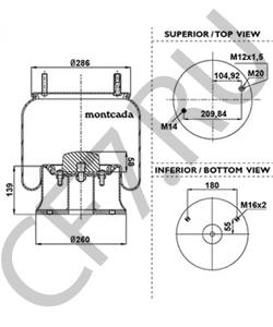 F01004307 KAISER Кожух пневматической рессоры в городе Королёв