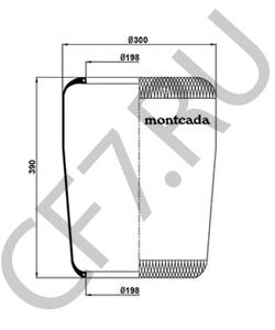 211400 BATTAGLINO Кожух пневматической рессоры в городе Королёв