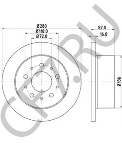 71740118 FIAT Тормозной диск в городе Королёв