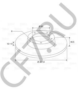 10230001202 ARO Тормозной диск в городе Королёв