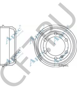 801594 LTI Тормозной барабан в городе Королёв
