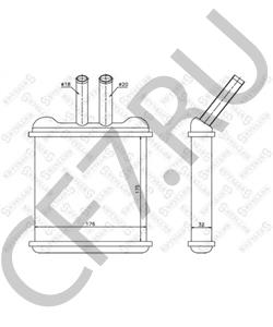 P96207413 ZAZ Теплообменник, отопление салона в городе Королёв