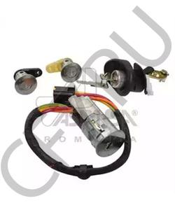 6001549589 Renault Замок зажигания в сборе с личинками Logan 60 01 549 589 с кнопками к-т в городе Королёв