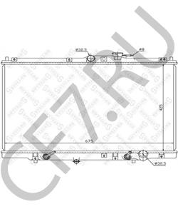 19010P1E903 Dar РАДИАТОР ОСНОВНОЙ HONDA ODYSSEY / SHUTTLE RA1 / RA2 / RA3 / RA4 / 19010-P1E-903 в городе Королёв