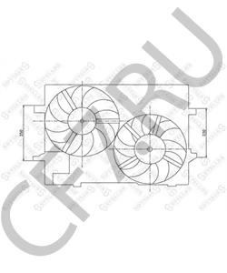 C2S27035 JAGUAR Вентилятор, охлаждение двигателя в городе Королёв