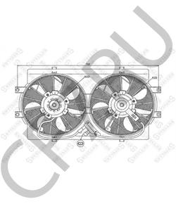 4592085 EAGLE Вентилятор, охлаждение двигателя в городе Королёв