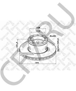 Z442124150047 ASHOK LEYLAND Тормозной диск в городе Королёв
