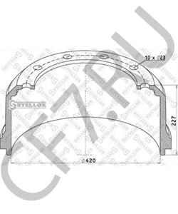 011723 SCHMITZ CARGOBULL Тормозной барабан в городе Королёв