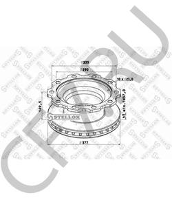 017163 SCHMITZ CARGOBULL Тормозной диск в городе Королёв