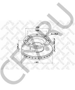 1044621 SCHMITZ CARGOBULL Тормозной диск в городе Королёв