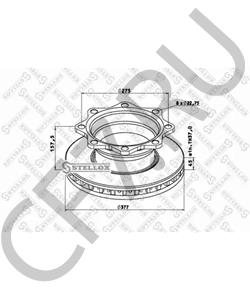 016285 SCHMITZ CARGOBULL Тормозной диск в городе Королёв