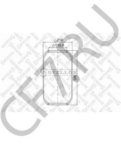 624319630 VAN HOOL Кожух пневматической рессоры в городе Королёв