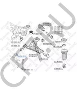 QP507-20080 INTERNATIONAL Опора, стабилизатор в городе Королёв