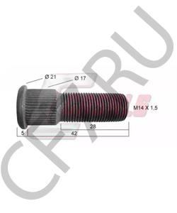 1116010800 DEUTZ Болт крепления колеса в городе Королёв