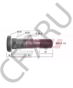 SS0100276 EBRO Болт крепления колеса в городе Королёв