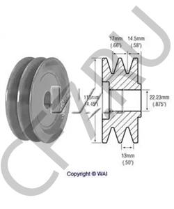 302GC295 MACK Ременный шкив, генератор в городе Королёв