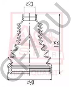 413ST09A00 SSANGYONG Пыльник, приводной вал в городе Королёв