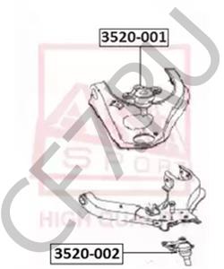 2904330-K00 GREAT WALL Несущий / направляющий шарнир в городе Королёв