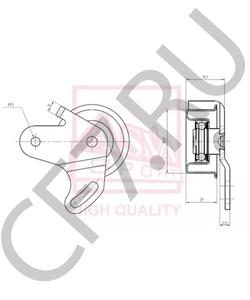 S2441026000 MOBIS Ролик ГРМ натяжной PL2 в городе Королёв