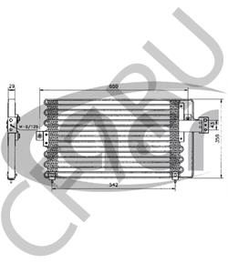 4443136 PLYMOUTH Конденсатор, кондиционер в городе Королёв