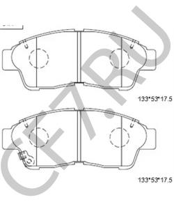94855746 GEO Комплект тормозных колодок, дисковый тормоз в городе Королёв