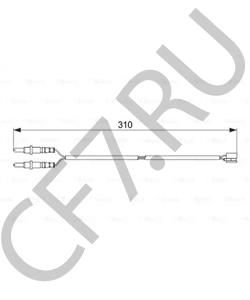 4433.03 DS Сигнализатор, износ тормозных колодок в городе Королёв